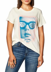 GUESS Women's Eco Short Sleeve Sunglass Girl Easy Tee  Extra Small