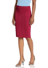 GUESS Women's Essential Alcosta Rib Mapped Skirt