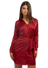 GUESS Women's Essential Long Sleeve Alya Dress  Extra Small