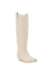 Guess Women's Ginnifer Tall Cowboy Boots - Ivory