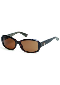 GUESS Women's Gu7410 Rectangular Sunglasses