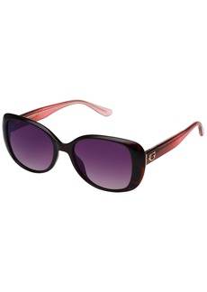 GUESS Women's Gu7554 Square Sunglasses