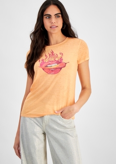 Guess Women's Hot Chili Graphic Print T-Shirt - FLAMING MEZCAL MULTI