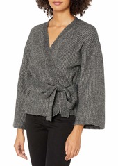 GUESS Women's Kimono Sleeve Luiza Wrap Sweater
