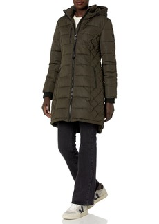 guess knee length coat