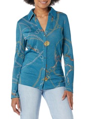 GUESS Women's Long Sleeve Bastienne Shirt  Extra Large