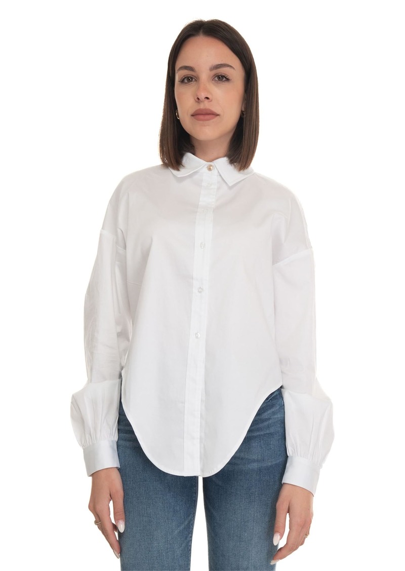 GUESS Women's Long Sleeve DEA Bowed Shirt