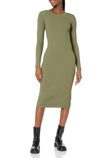 GUESS Women's Long Sleeve Florinda Maxi Sweater Dress  Extra Large