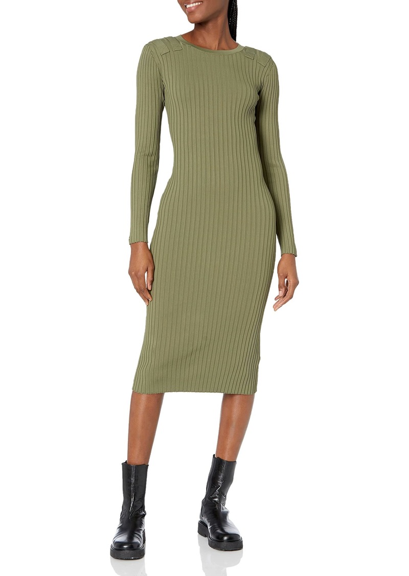 GUESS Women's Long Sleeve Florinda Maxi Sweater Dress  Extra Large