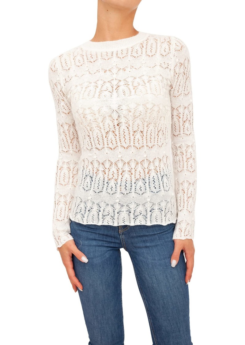 GUESS Women's Long Sleeve Nathalie Sweater