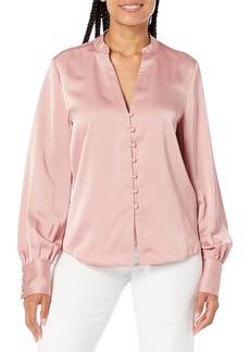 GUESS Women's Long Sleeve Rita Button Shirt