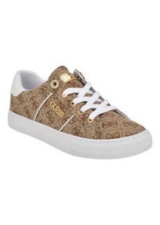 Guess Women's Loven Lace-Up Sneakers - Medium Brown Logo