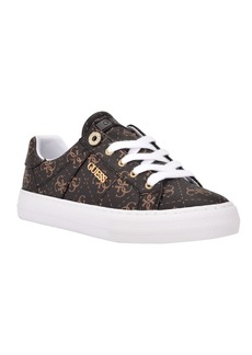 Guess Women's Loven Lace-Up Sneakers - Dark Brown Logo