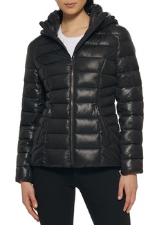 GUESS Women's Mid-Weight Hooded Jacket
