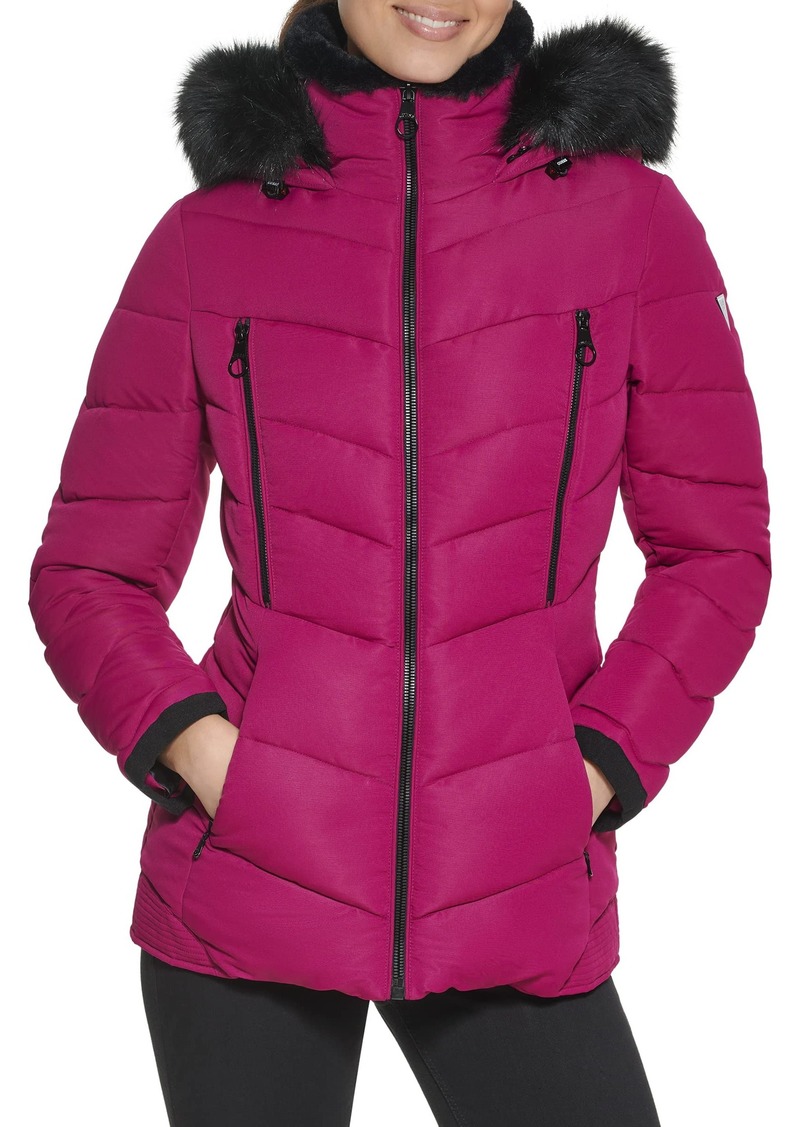 GUESS Women's Midweight Puffer Jacket