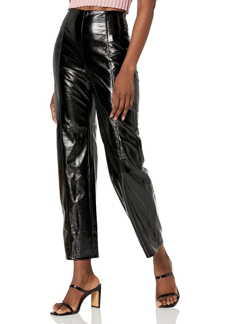 GUESS Women's Monica Faux Leather Straight Leg  Extra Large