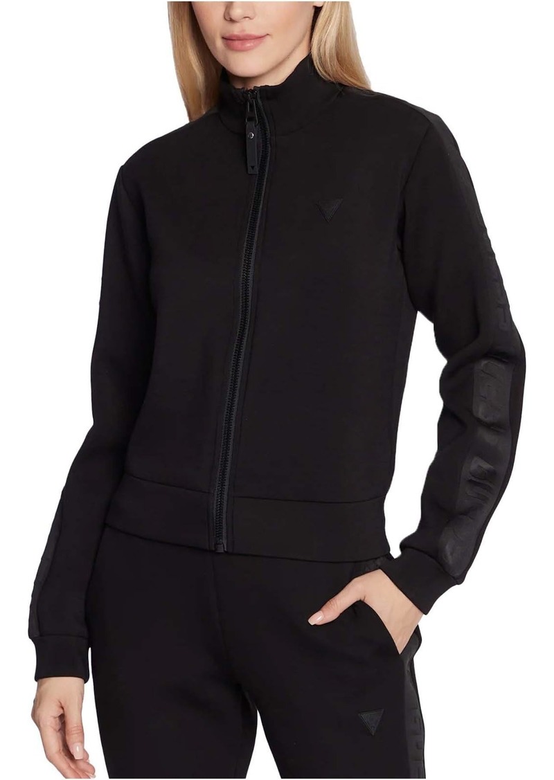 GUESS Women's New Allie Scuba Zip Sweatshirt