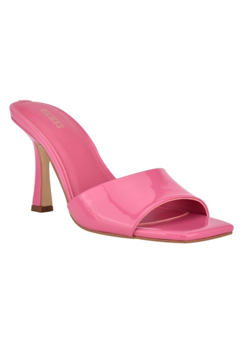 guess women's seldie mule slide dress sandals