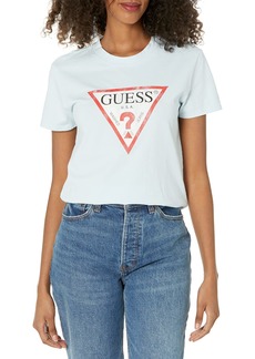 GUESS Women's Short Sleeve Classic Fit Logo Tee