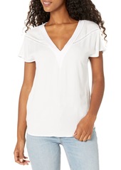 GUESS Women's Short Sleeve Daniele Top  Extra Large