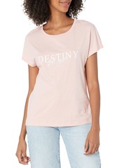 GUESS Women's Short Sleeve Francine Relaxed Tee