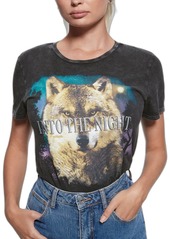 GUESS Women's Short Sleeve Into The Night Easy Tee
