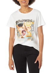 GUESS Women's Short Sleeve Wondrous Mag Easy Tee  Extra Large