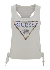 GUESS Womens Side Knots Logo Tank Top  Extra Small