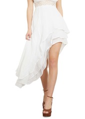 Guess Women's Sleeveless High-Low Danny Dress - Pure White