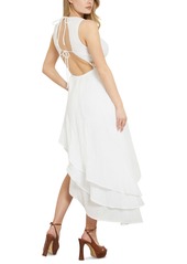 Guess Women's Sleeveless High-Low Danny Dress - Pure White