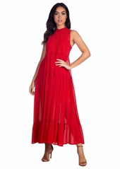 GUESS Women's Sleeveless Marisol Maxi Dress Sultry red L