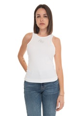 GUESS Women's Sleeveless Round Neck Guendalina Top