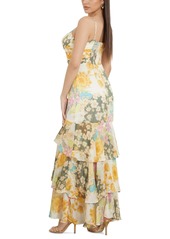 Guess Women's Sleeveless Vicky Dress - GOLD COAST FLORAL PRINT