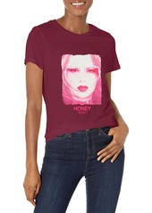 GUESS Women's SS Honey Pink Easy TEE