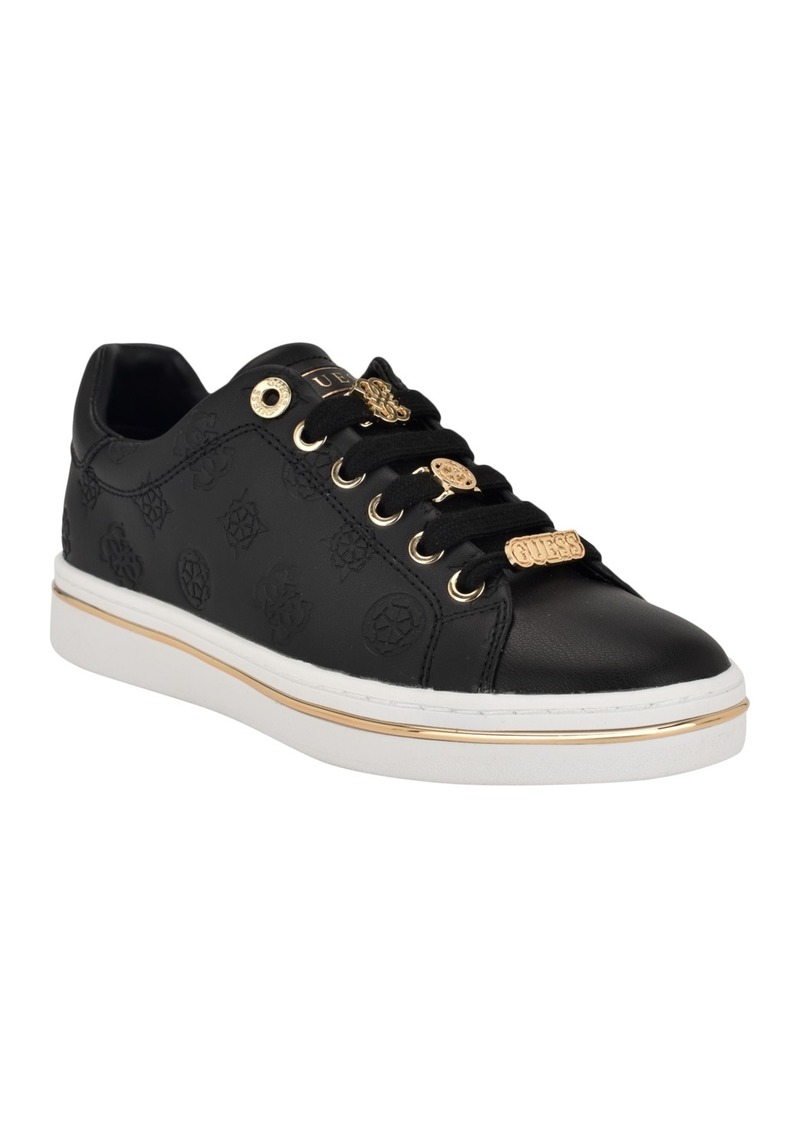 Guess Women's Stasey Lace Up Sneakers - Black