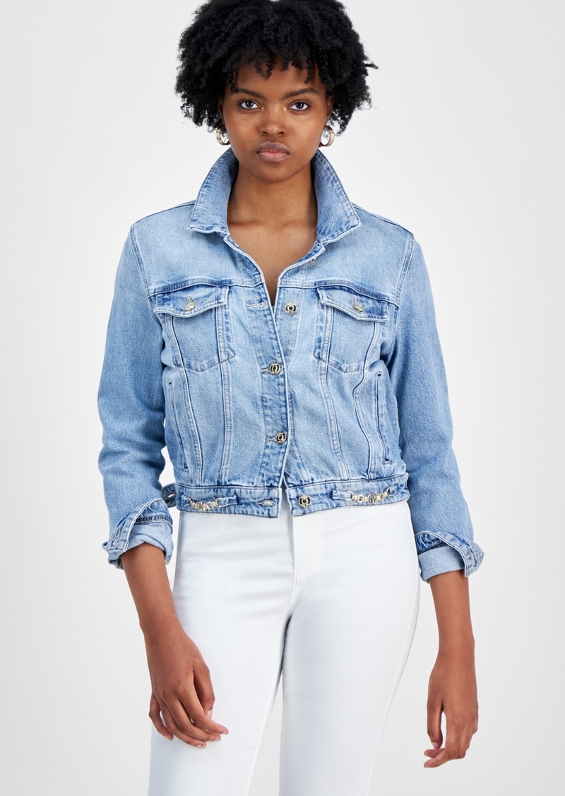 Guess Women's Stevie Long-Sleeve Denim Jacket - GENIE