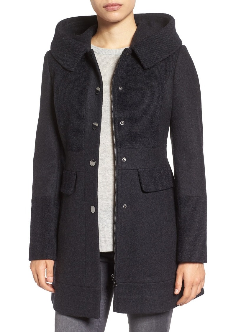 guess hooded coat