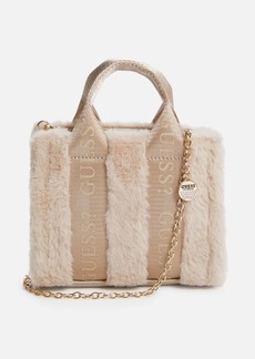 GUESS Logo-Tape Logo Mini Tote Crossbody