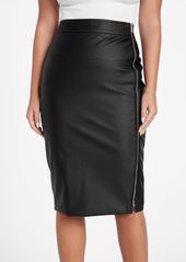 GUESS Loretta Faux-Leather Skirt