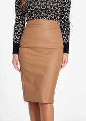 GUESS Loretta Faux-Leather Skirt