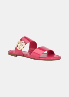 GUESS Lowered Double Band Slide Sandals
