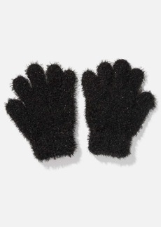 GUESS Metallic Knit Pom Gloves