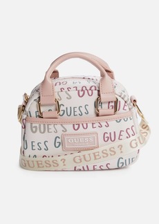 GUESS Mini Faux-Leather Logo Satchel