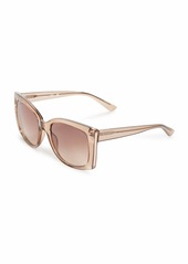 GUESS Oversized Plastic Butterfly Sunglasses
