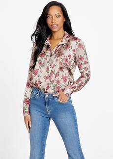 GUESS Palmer Printed Satin Shirt