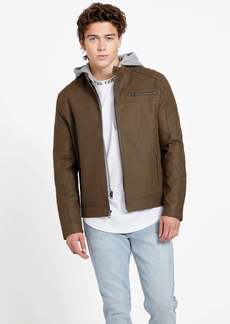 GUESS Paxton Faux-Suede Moto Jacket