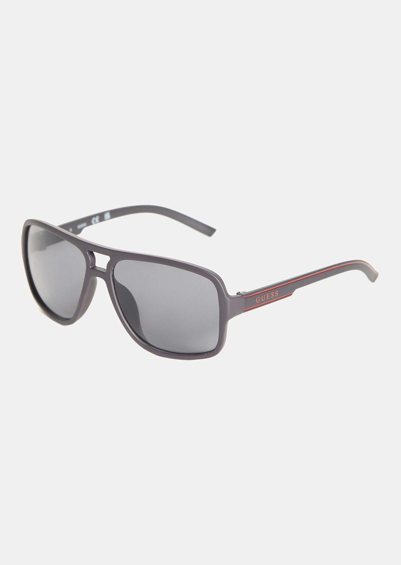 GUESS Plastic Aviator Sunglasses