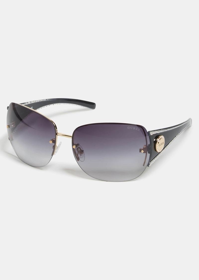 GUESS Rimless Square Sunglasses