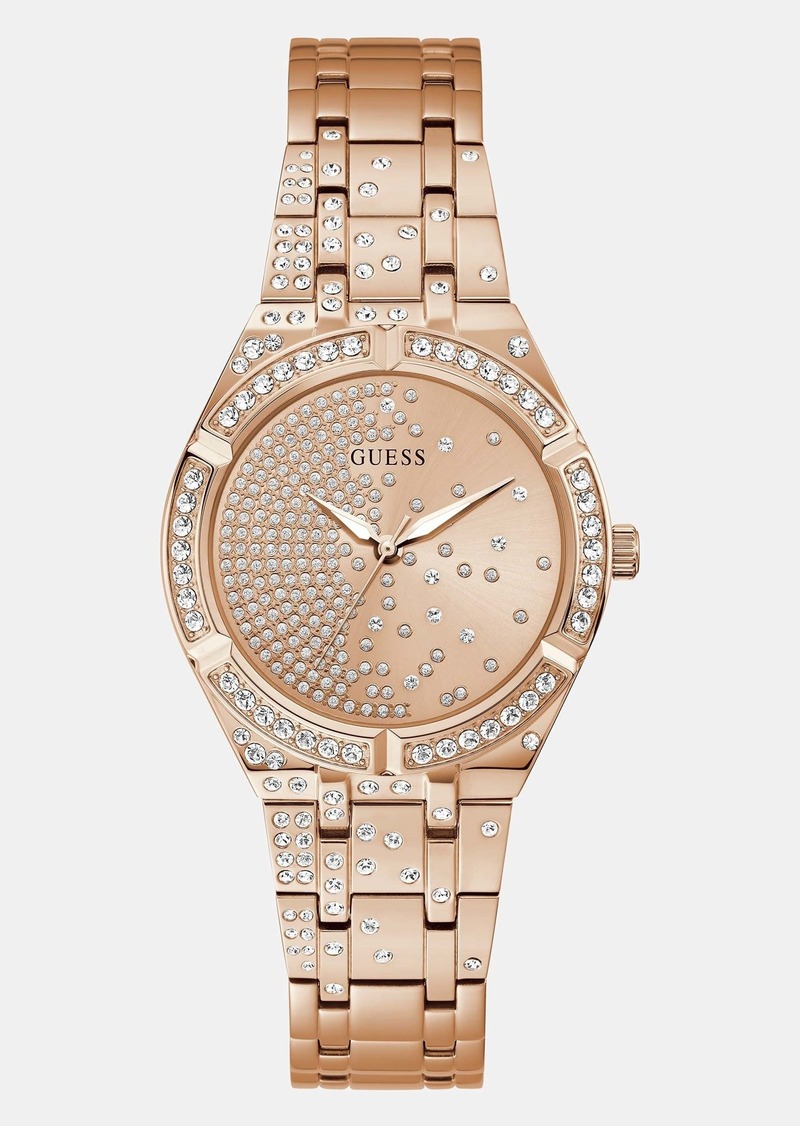 GUESS Rose Gold-Tone Analog Watch