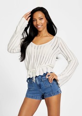 GUESS Rylie Scalloped Sweater